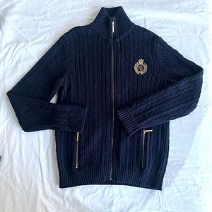 Ralph Lauren Cable Knit Sweater Navy